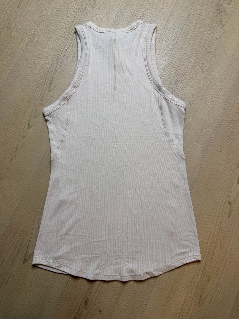 Lululemon Hold Tight Cream Ribbed Tank Top - Picture 4 of 4